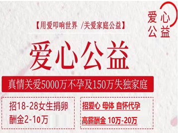 溆浦捐卵助孕生子 爱心志愿者招募